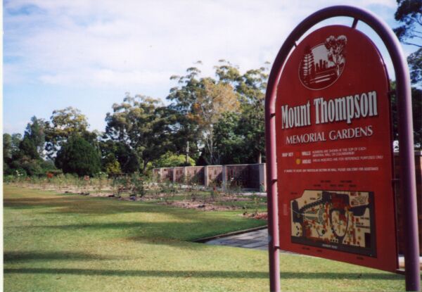 Mount Thompson Memorial Gardens