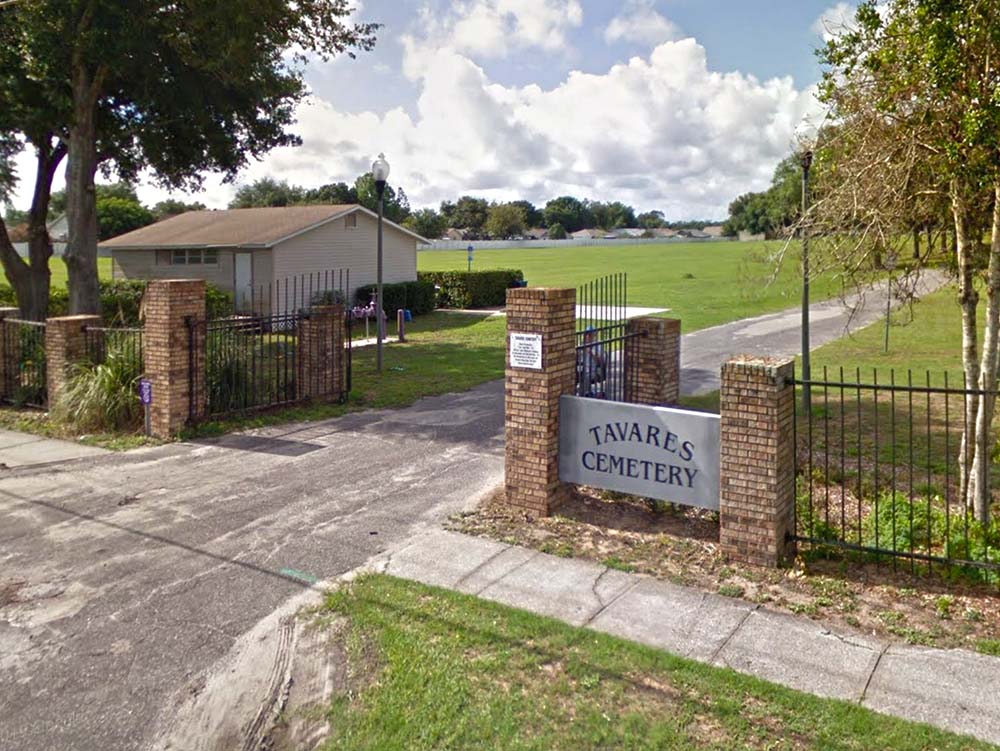 Tavares Cemetery Tavares Florida Burial Records Unidentified Remains