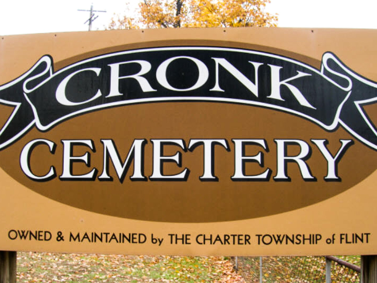 cronk cemetery, flint, michigan