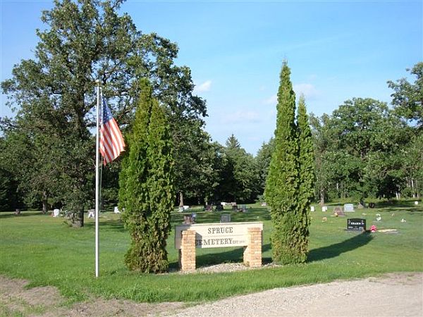 spruce cemetery roseau mn