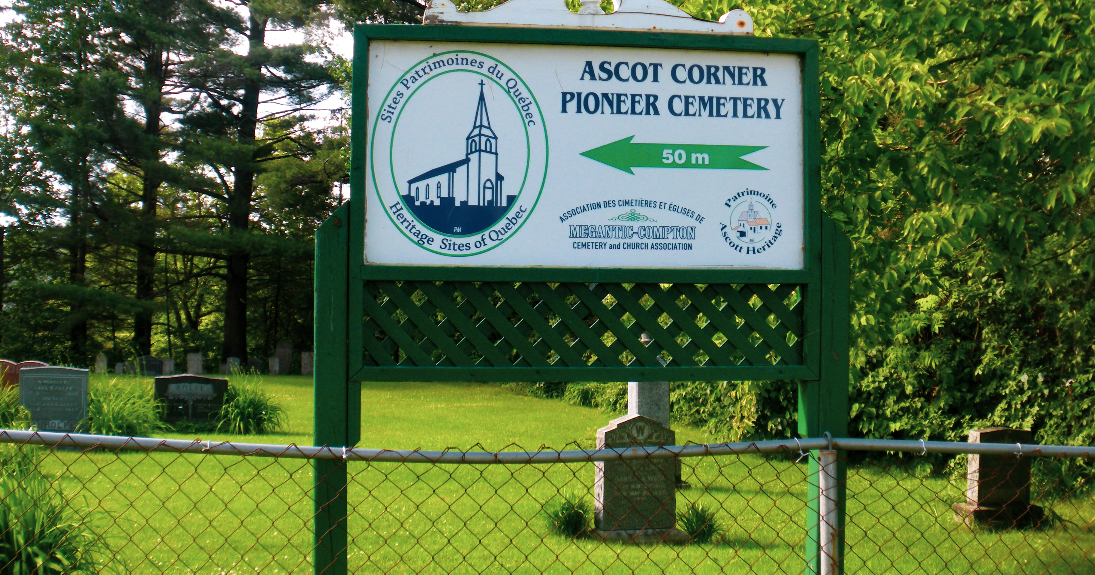 Ascot Corner Cemetery, Burial Records - Ascot Corner, QC