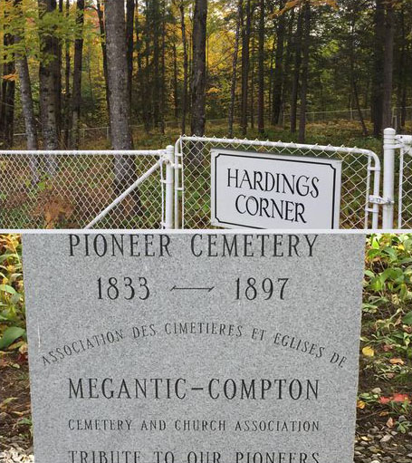 hardings corner cemetery, dudswell, quebec